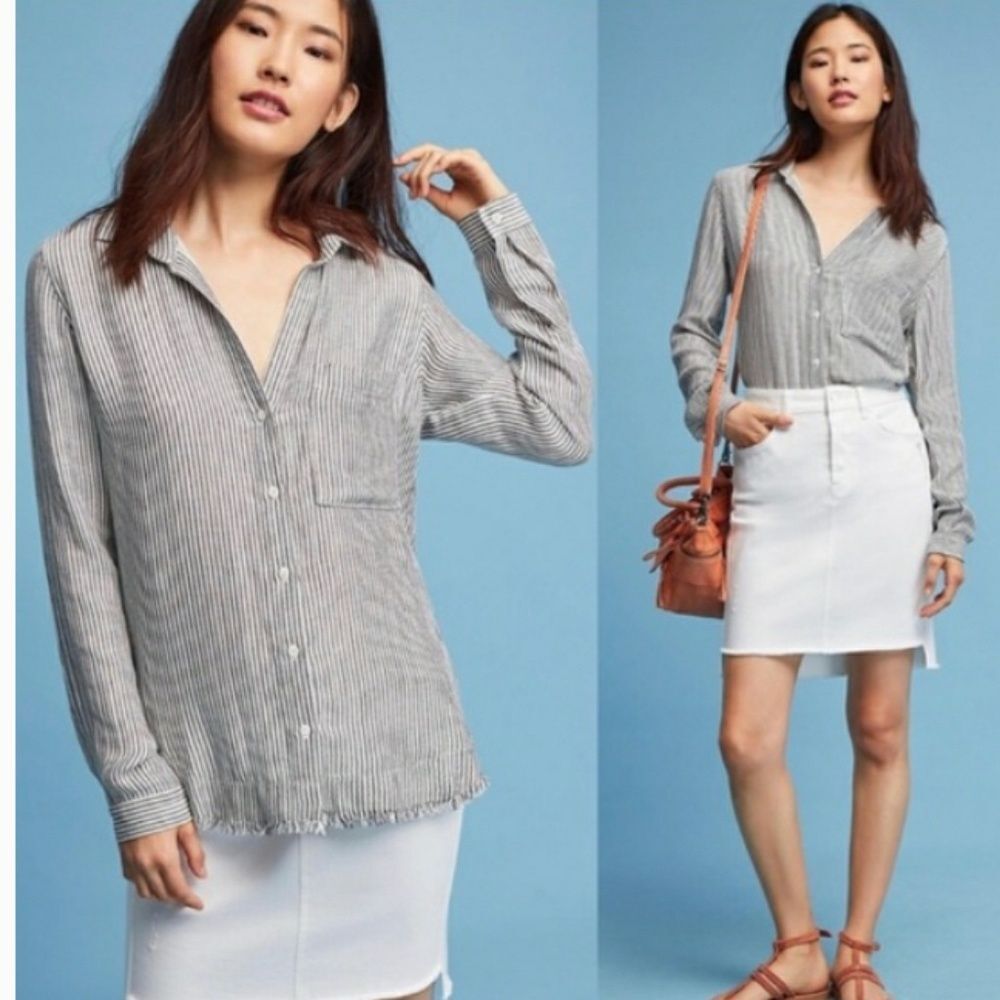 Cloth & Stone by Anthropologie Striped Shirt